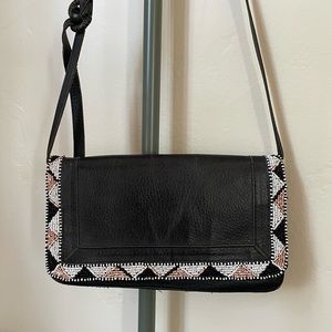 Cleobella leather beaded purse